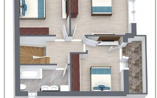 Casa individuala 4 camere INTABULATA Selimbar - Schiță 3