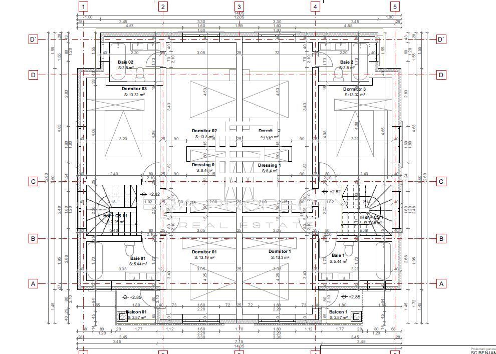 Duplex 4 camere- 120 mp- teren 250 mp- Sura Mica - Schiță 4