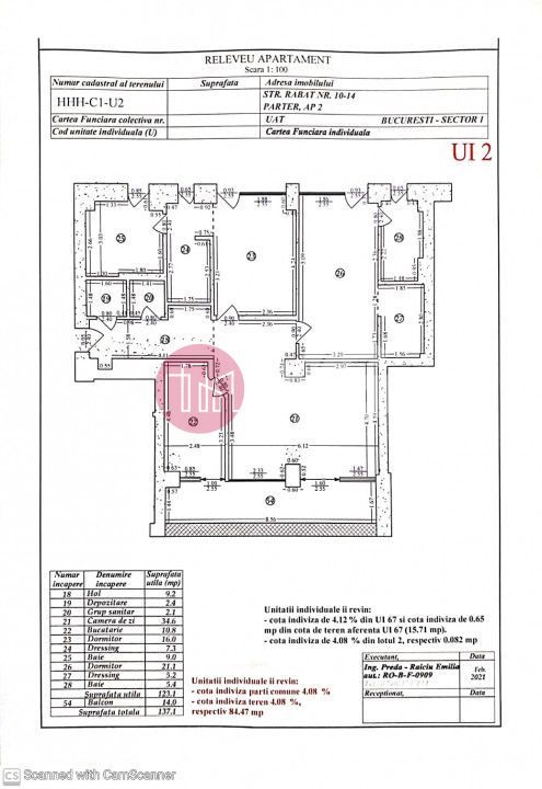 apartament 3 camere de inchiriat- zona exclusivista- Dorobanti- Capitale - Poză 16