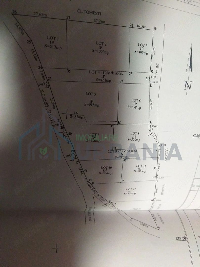 Teren intravilan 500 mp de vânzare pe strada Sfântul Nicolae, Vlădiceni, Iași - Poză 4