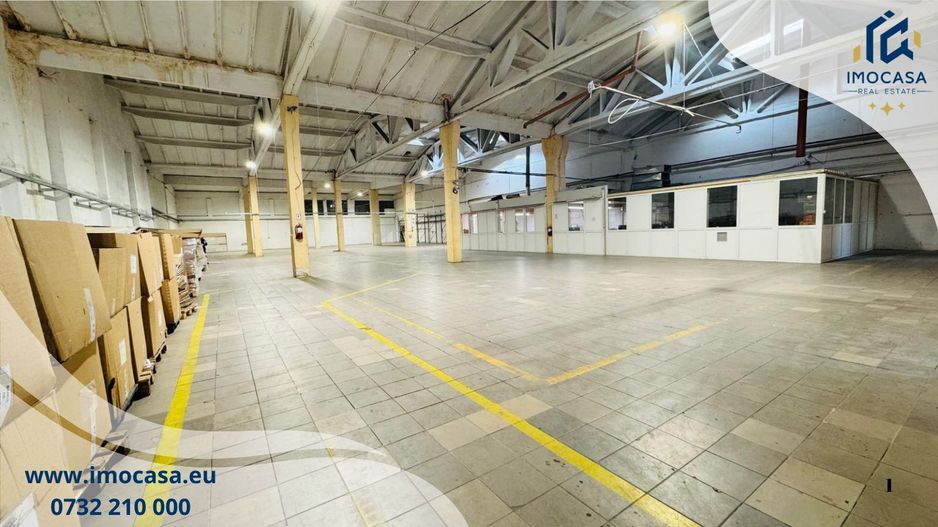 Hală de închiriat divizată, dotată Aradul nou 500-4000 mp - Poză 1