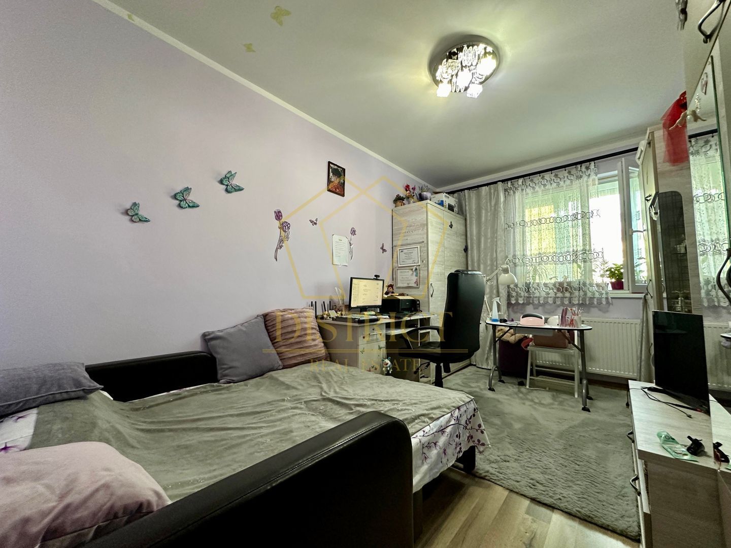 Apartament cu 3 camere mobilat si utilat la parter in Giroc la asfalt. - Poză 8