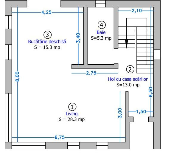 Casă individuală modernă P+1 | 120 mp utili | Teren 486 mp | Șura Mică - Poză 6