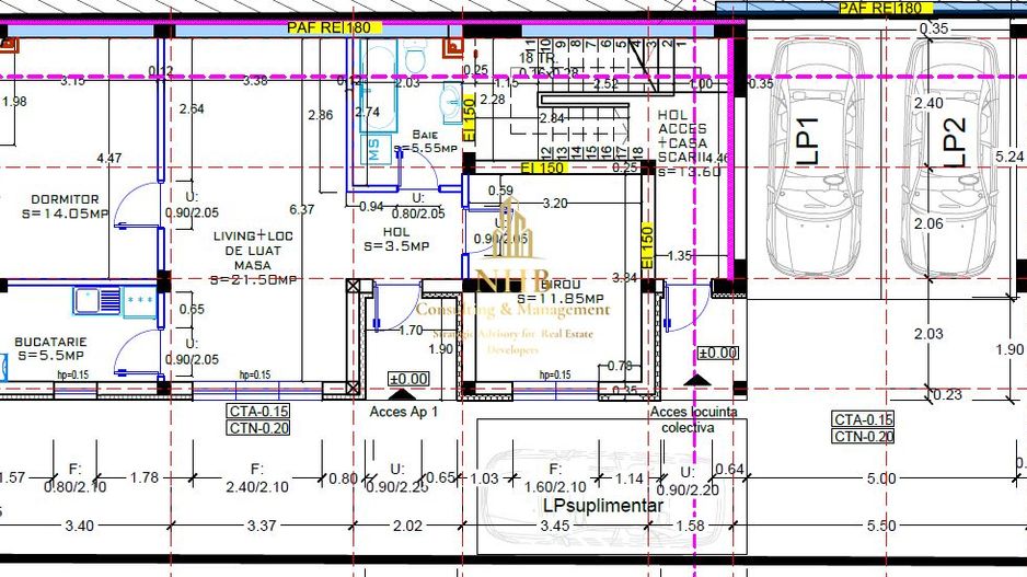 Apartament cu 3 camere, curte 2 locuri parcare, Parc Bazilescu - Poză 15