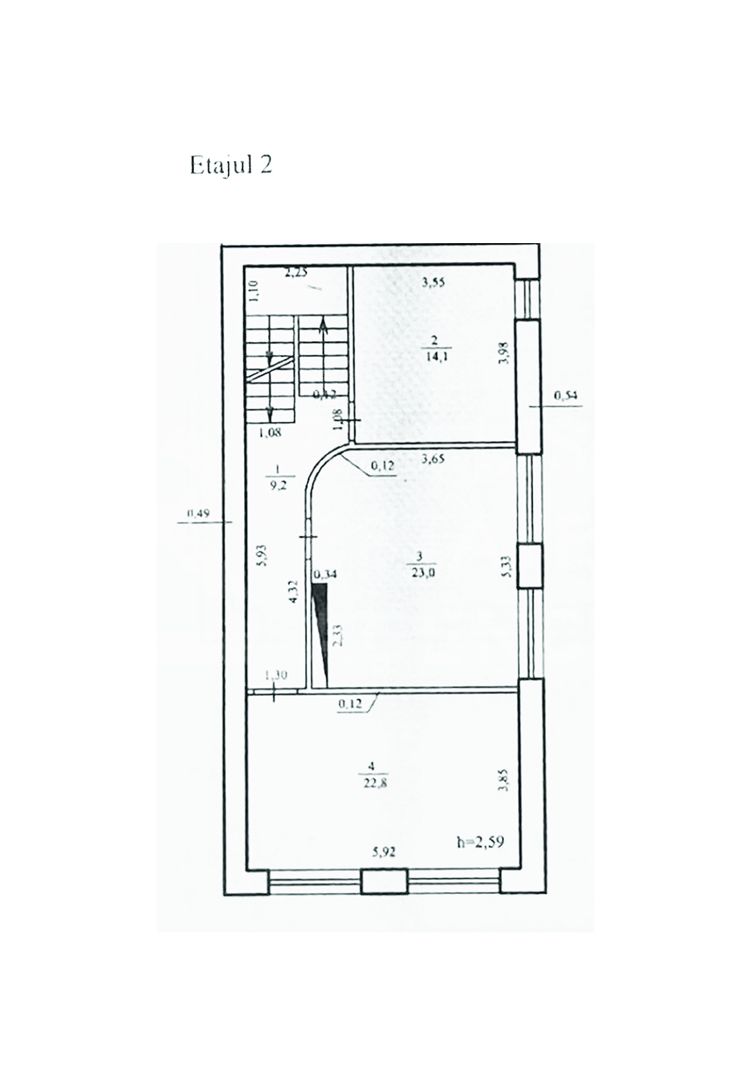 Chirie, sațiu de birouri, 219 mp, str. Kogălniceanu, Centru - Poză 31
