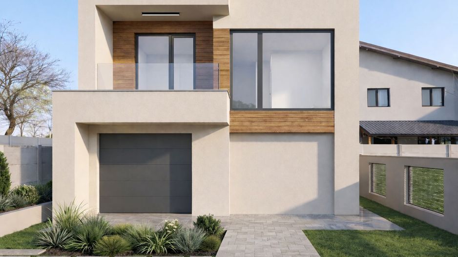 Reședință Exclusivistă P+1E – Materiale Premium și Compartimentare de Excep - Poză 1