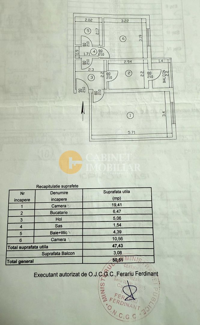 2 Camere Decomandat Renovat -  48 mp - Zona Dacia, Statia Bicaz - Poză 9