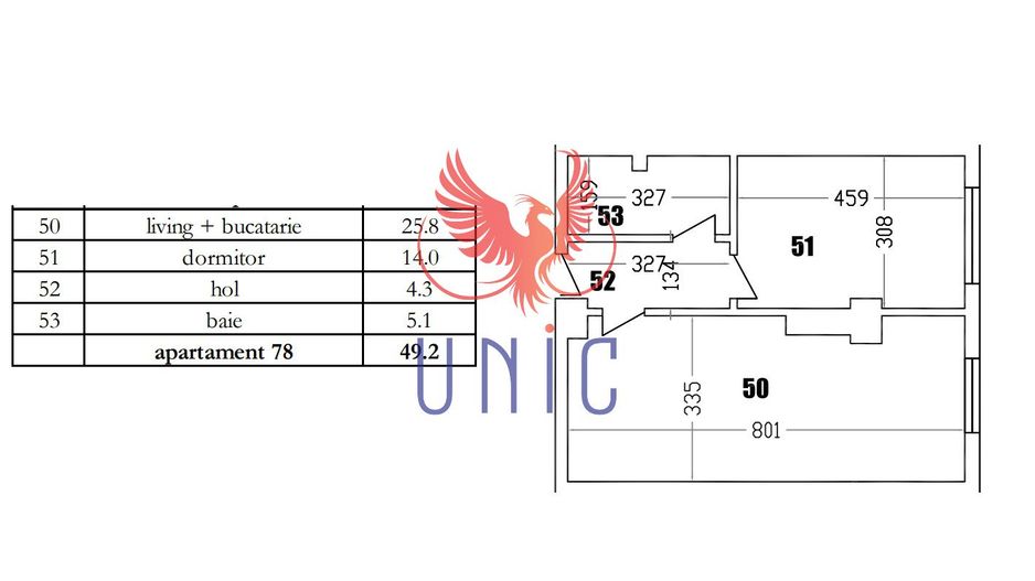 Super oferta! 2 camere, 63.960 Euro, Cornitoiu - Poză 1