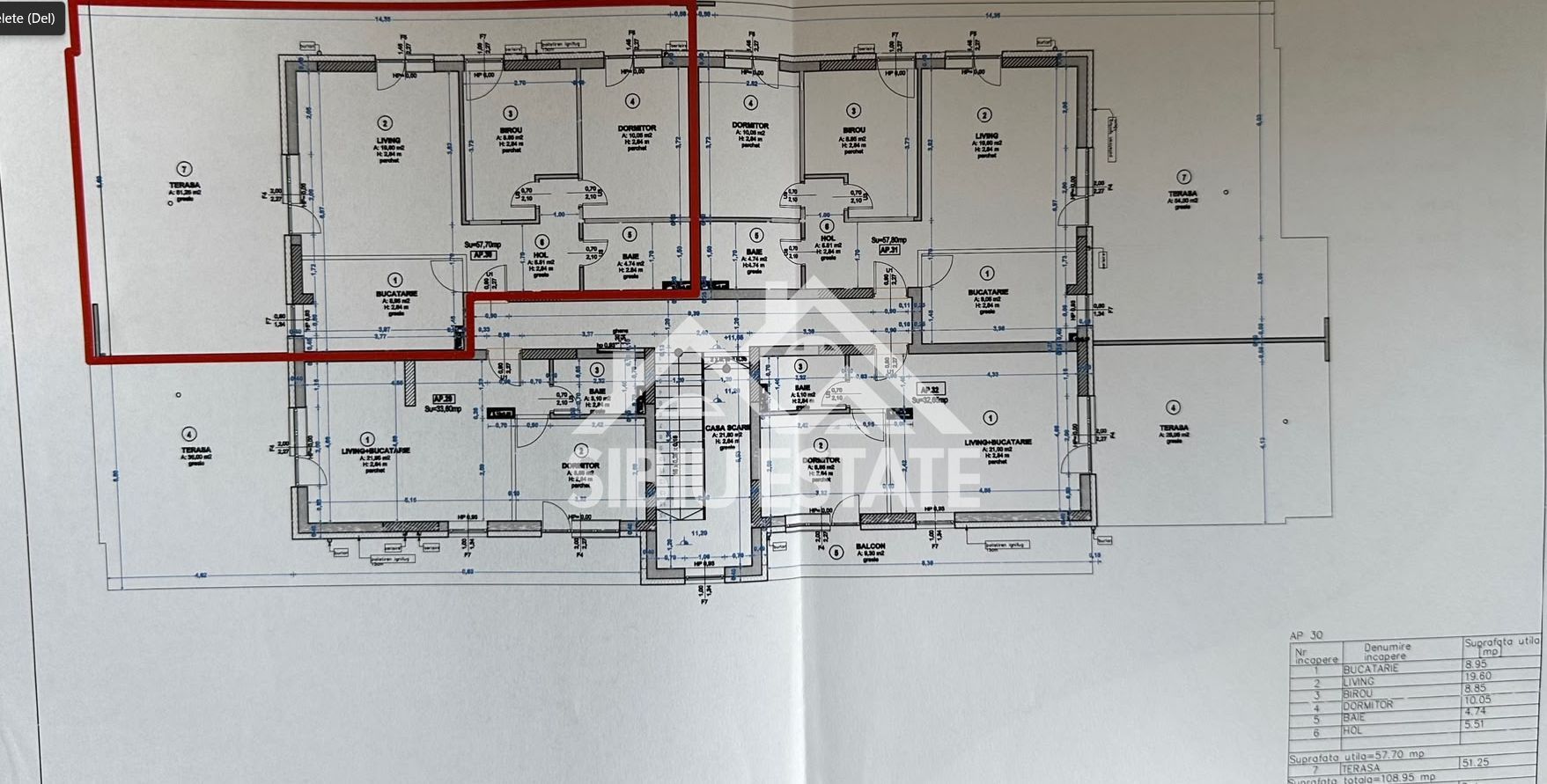 Penthouse modern cu terasă spectaculoasă de 50 mp Belvedere Residence - Poză 8