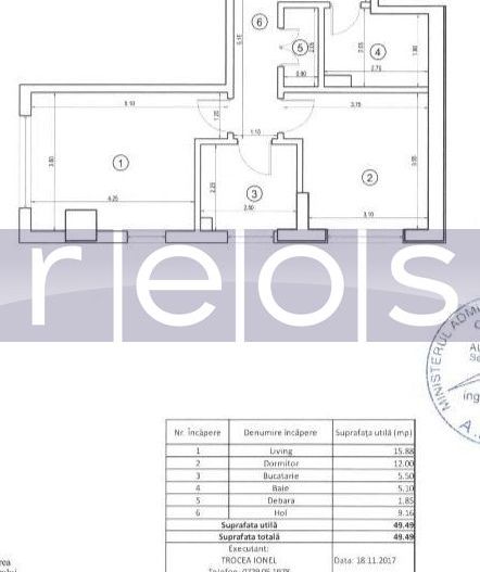 OCAZIE VANZARE 2 CAMERE - 5 MINUTE METROU GROZAVESTI - Schiță 8