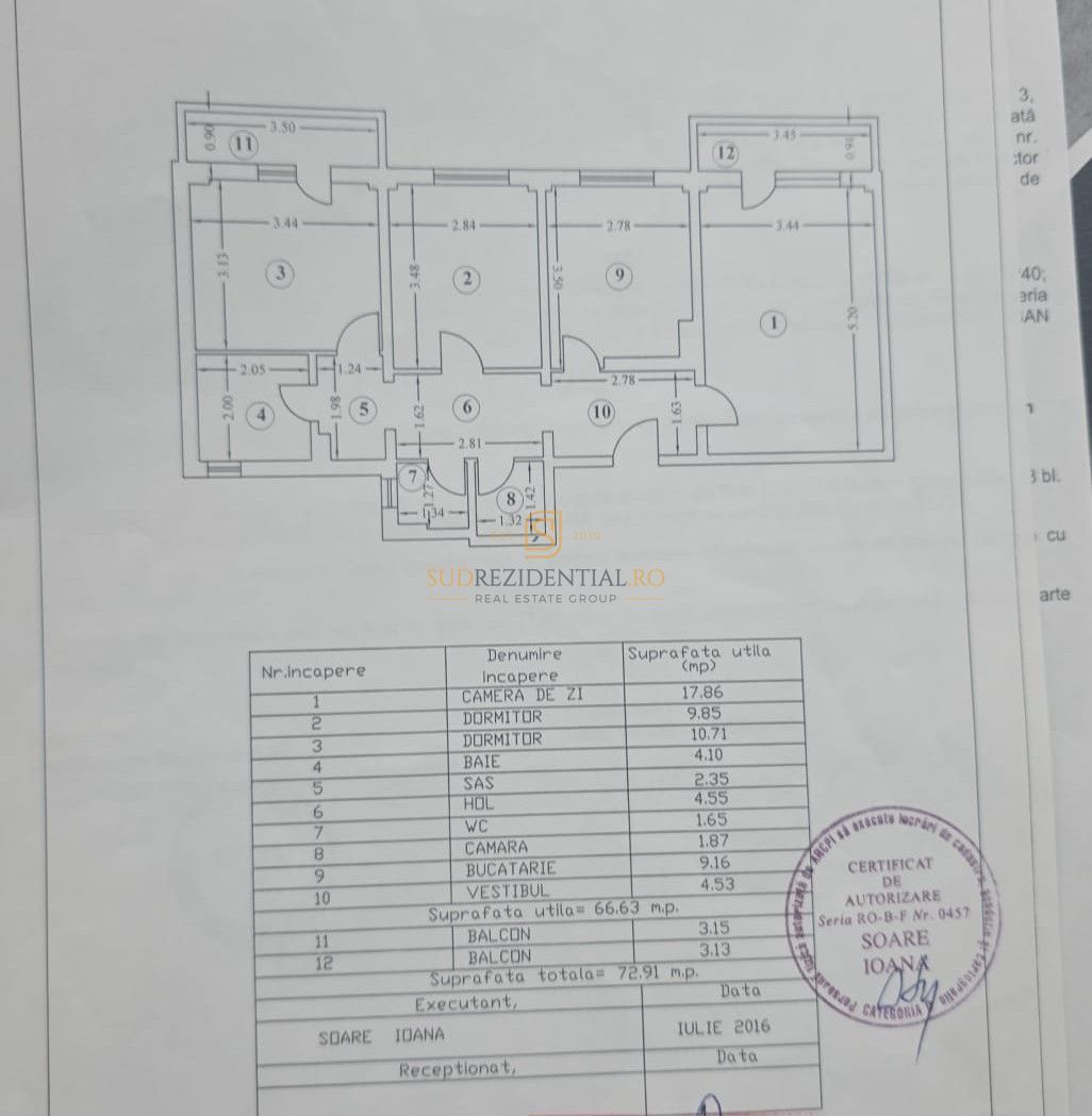 Apartament 3 camere decomandat de vanzare, 1 Decembrie, Sector 3 - Poză 21