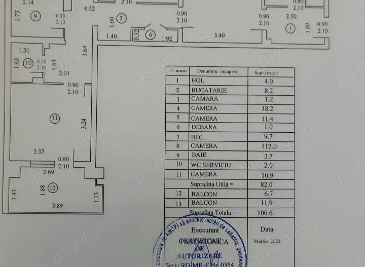 Închiriez Apartament cu 4 camere, etaj 13, 2 băi, 2 balcoane, metrou Iancului ✨ - Poză 9