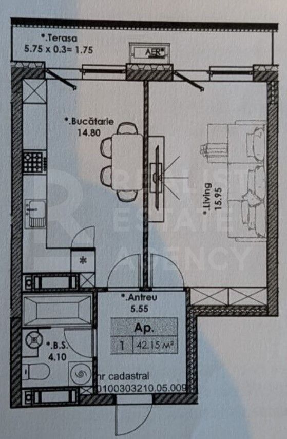 Vânzare, apartament, 1 cameră, str. Vadul lui Vodă, Ciocana - Poză 12