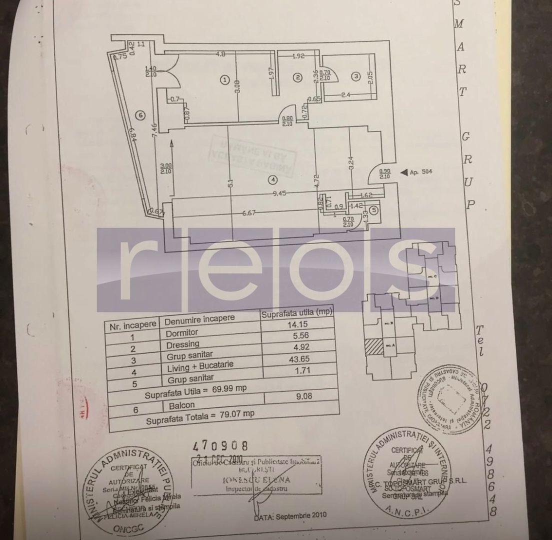 VANZARE 2 CAMERE -SEMIDECOMANDAT - UPGROUND RESIDENCE - Poză 8