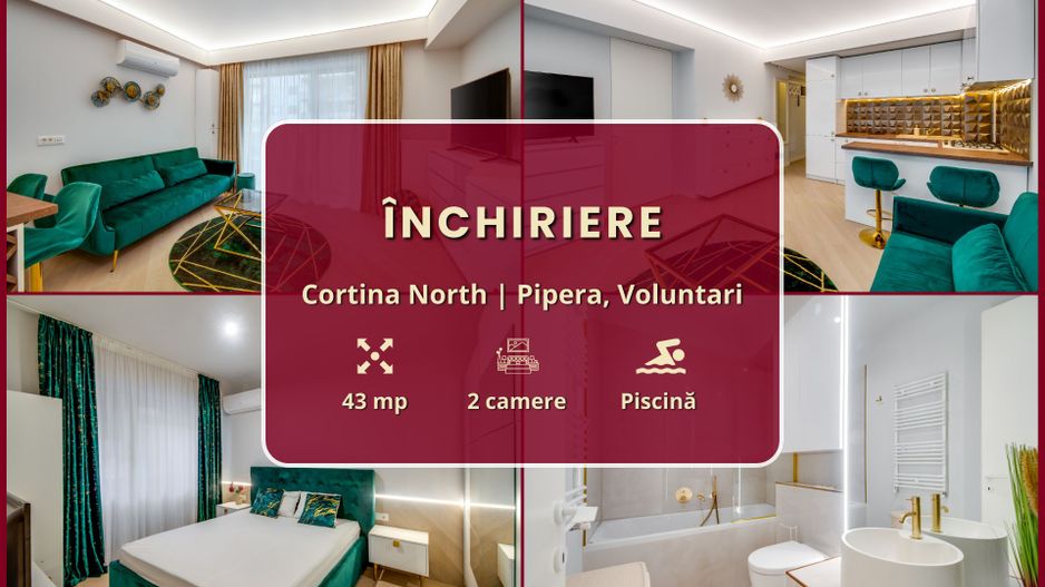 Cortina North || 2 camere || Piscină - Poză 2
