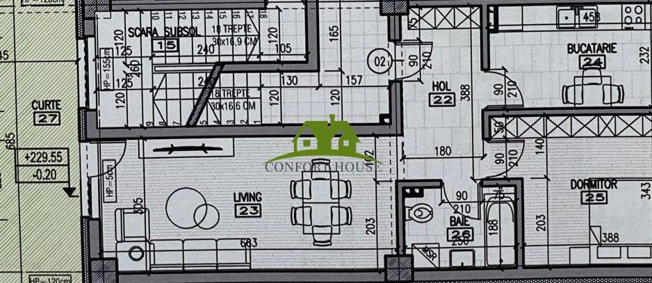 Apartament 2 camere, bloc nou, P+3, Ap.02, Parter, Bl.4 - CP2457388 - Poză 7