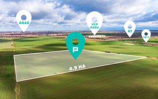 Teren de 49000 mp în Arad - Poză 1