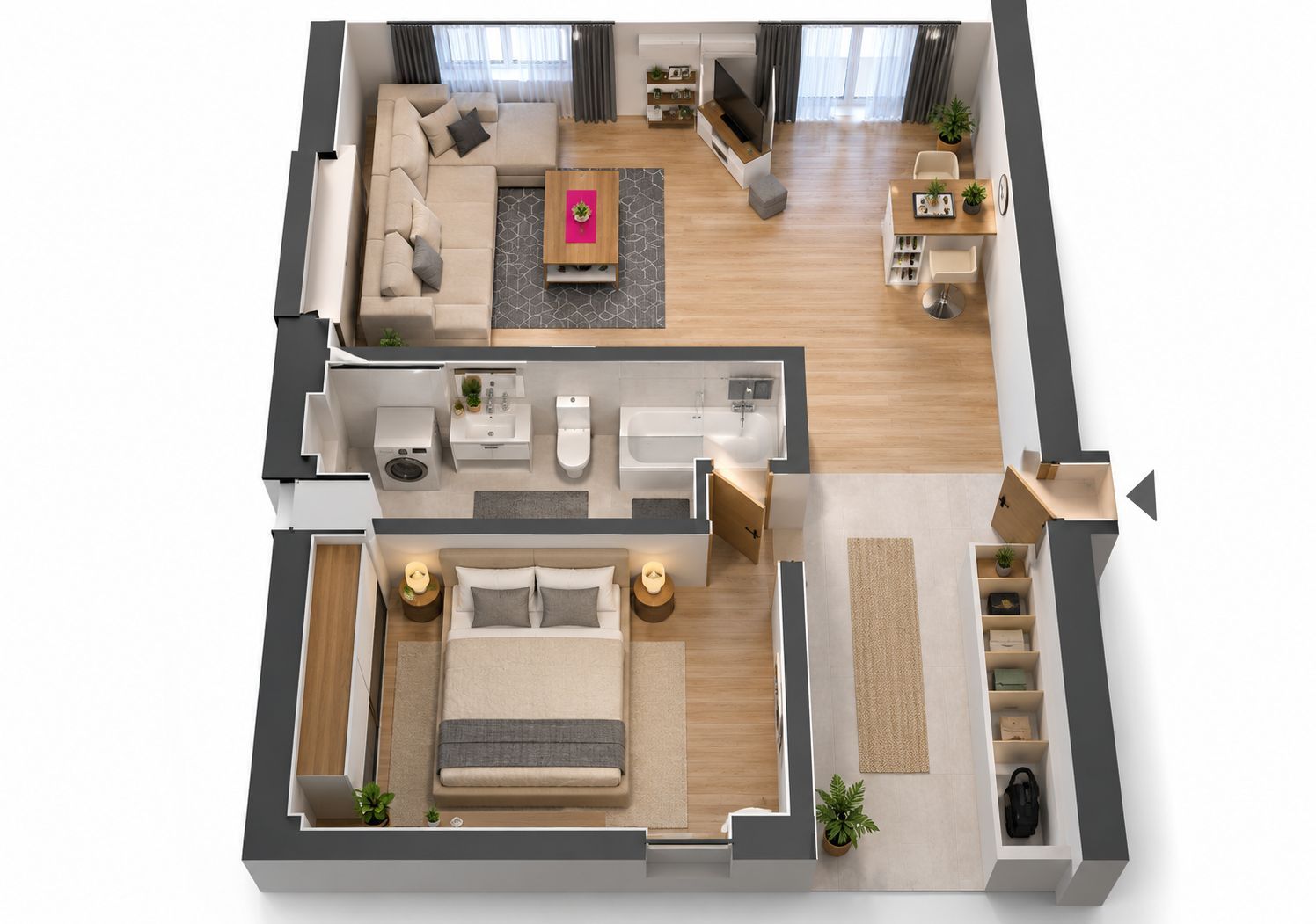 Soarelui  | 2 Camere | Lift | Mobilat si Utilat - Poză 9