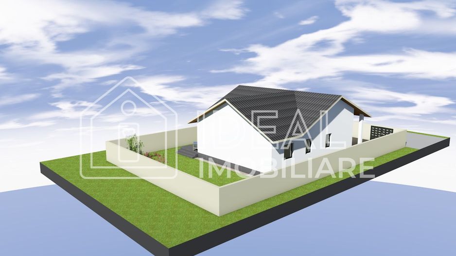 Casa Individuala pe un singur nivel cu 400 mp de teren, in Selimbar - Poză 4