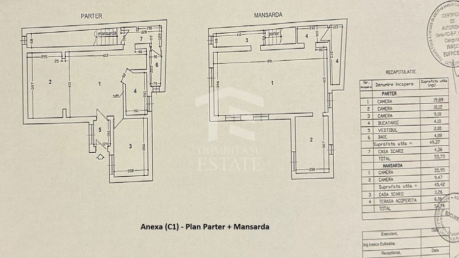 VATRA LUMINOASA -Agricultori | Cladire 1900mp din 2001 | Teren 1030mp - Schiță 11