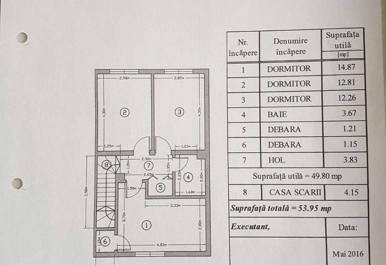 Casă de vânzare – Chiajna Dudu aproape de padure , curte 212 mp - Poză 14