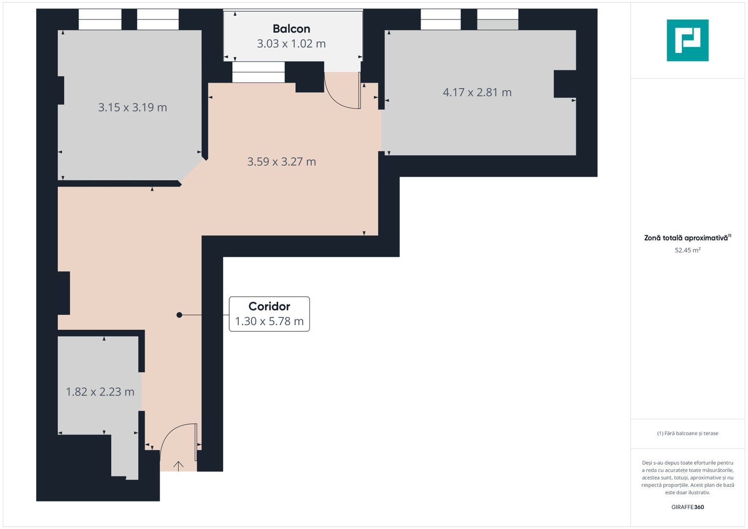 Apartament 3 camere, Alfa - Poză 8