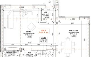 Casă de tip quadruplex, 3 camere,  teren 170 mp – Cartierul Arhitectilor - Schiță 10