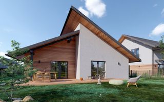 Casa superba pe un nivel, arhitectura deosebita- Teren 500mp - Poză 5