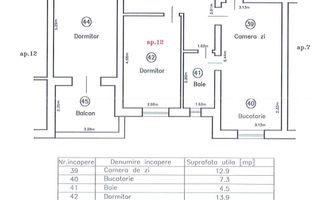 Apartament cu 3 camere si loc de parcare - Kaufland - Poză 11
