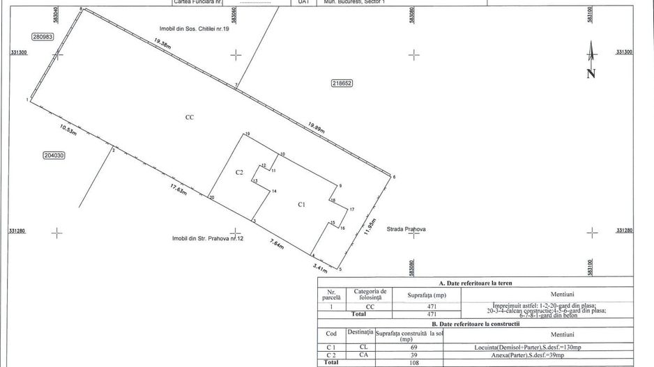 Teren cu casa demolabila Bucurestii Noi Strada Prahova - Poză 2