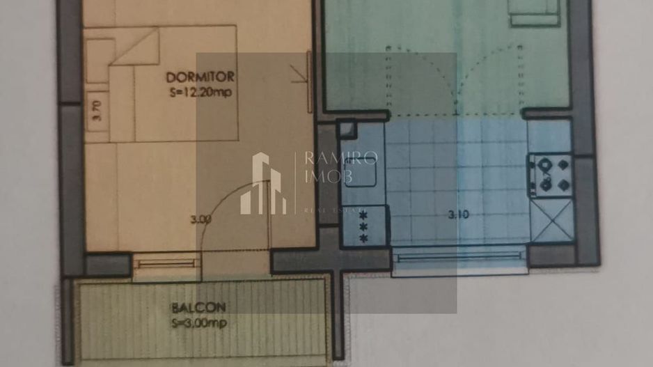 Apartament 2 camere decomandat Viva Residece - Poză 14