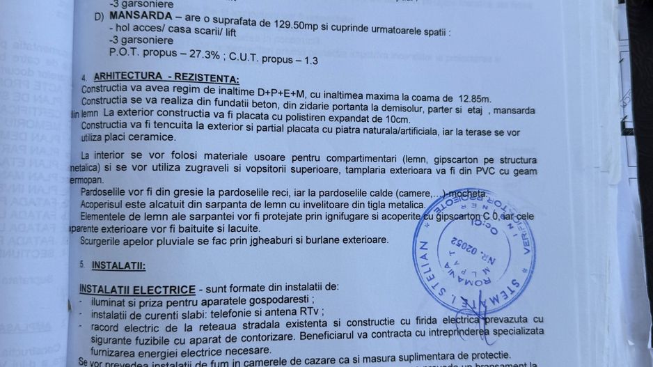 Teren 338mp, cu proiect bloc garsoniere D+P+E+M - Sinaia - Poză 12