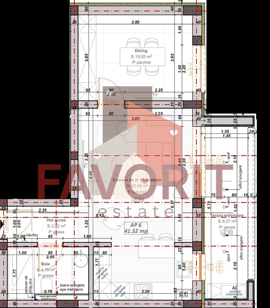 Compartimentare eficienta. Terasa generoasa. Finisaje la alegere. - Schiță 16