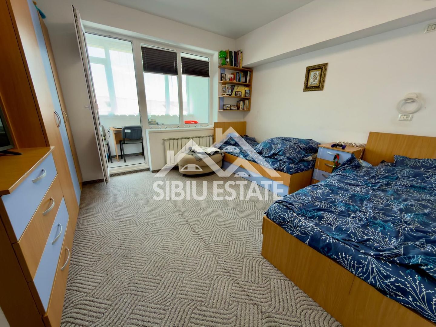 Apartament 75 mp. 3 camere 3 balcoane  decomandat in Sibiu- Terezian - Poză 4