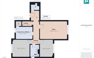 Apartament decomandat 3 camere cartier Tudor - Poză 3