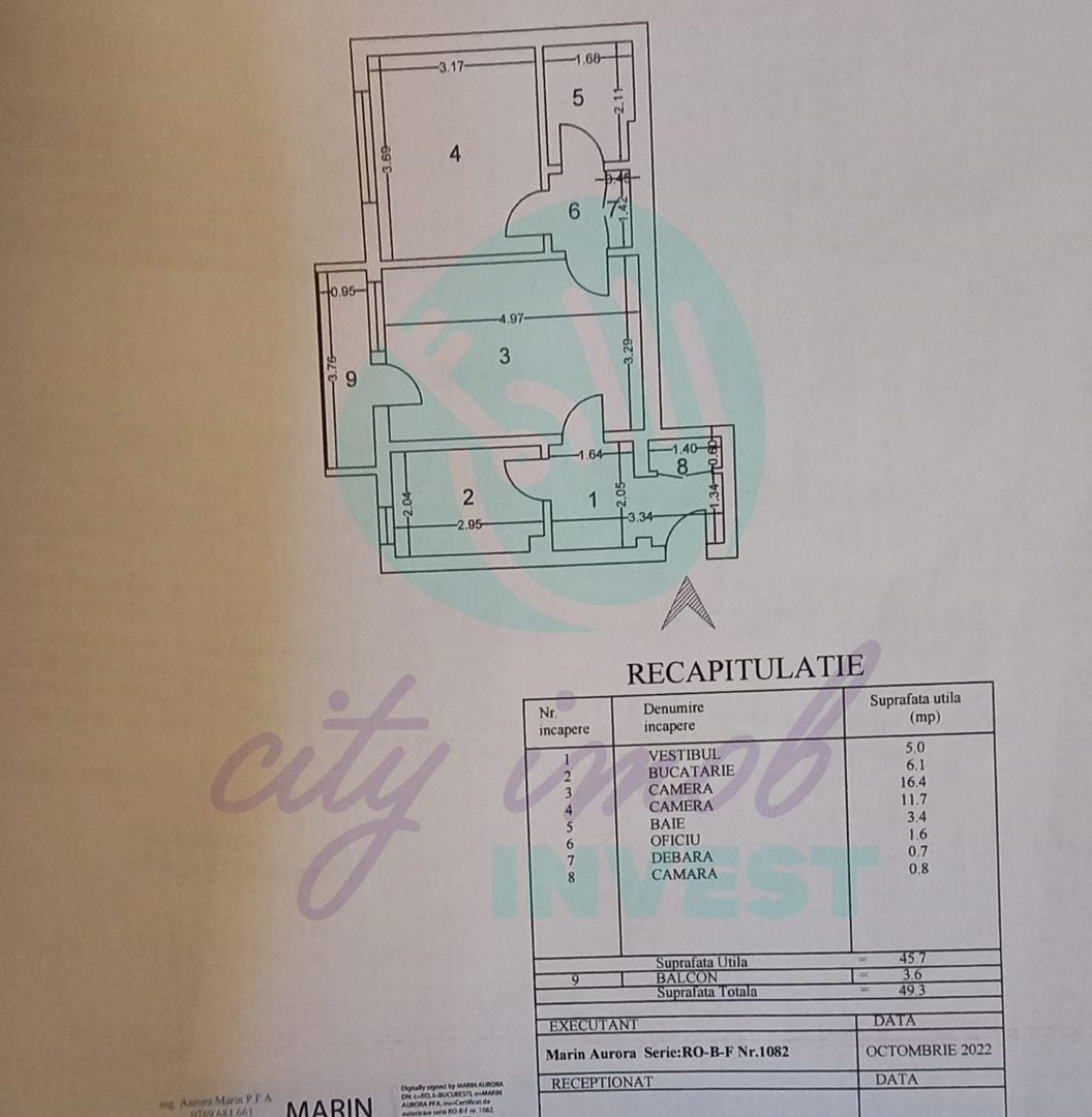 2 Camere elegante langa Metrou Grivita- BLoc anvelopat - Poză 3