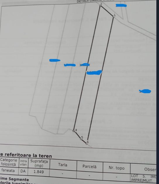 Teren Intravilan in Tocile-priveliste deosebita - Sadu - Sibiu - Schiță 6