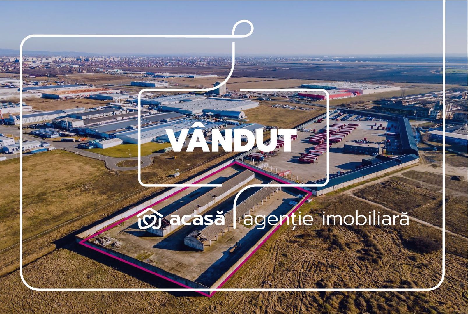 Platformă betonată lângă Autostrada. - Poză 1