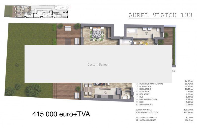Apartament 4 camere Polona | Aurel Vlaicu  - Poză 9