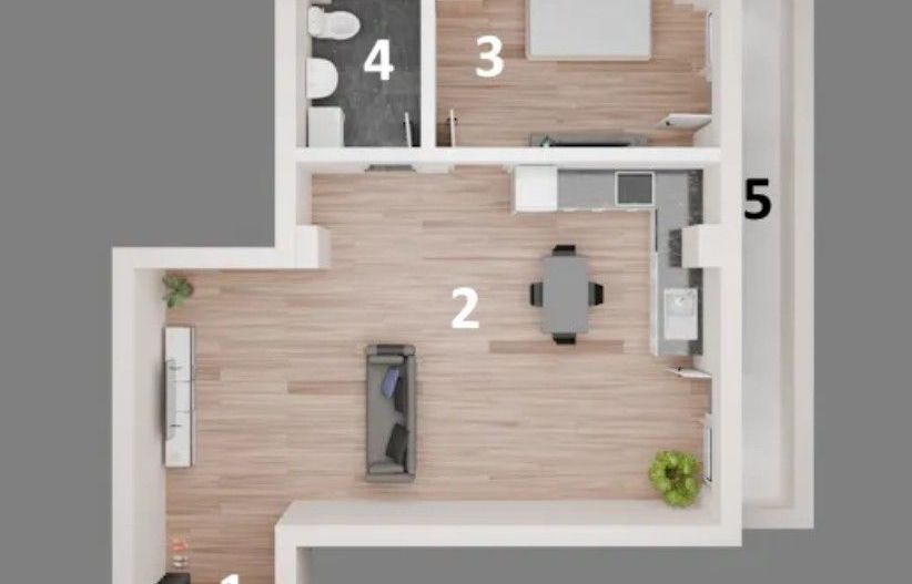 Apartament 2 camere Otopeni | parter înalt + terasă | include parcare - Schiță 10