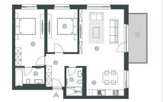 Apartament 3 camere - Poză 3