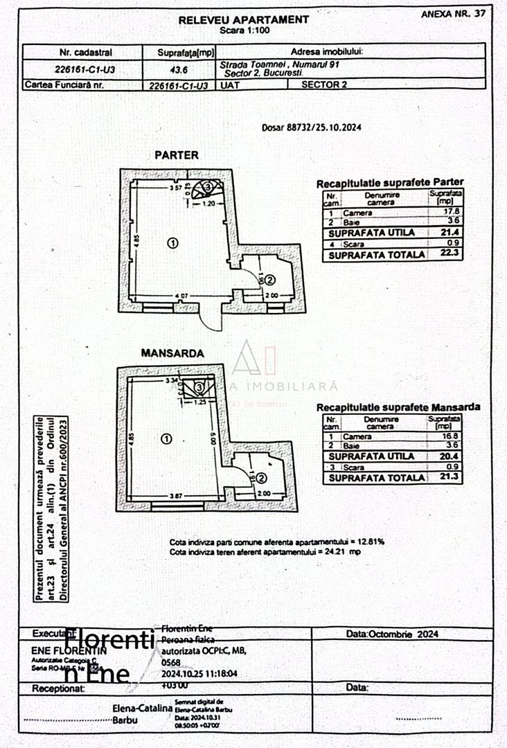 0% COMISION | Casa P+M 2 Camere | Zona Dacia - Schiță 15