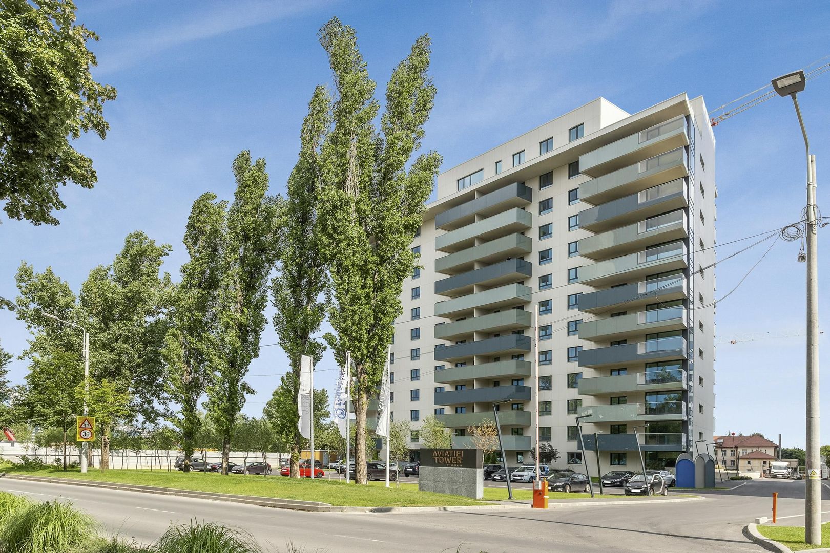 Inchiriere apartament Aviatiei Tower 2 camere, Parcare | Vedere libera - Poză 15