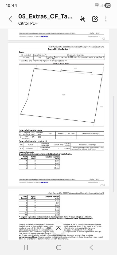 Teren intravilan 190 mp curti constructii - Lac Plumbuita - Poză 3