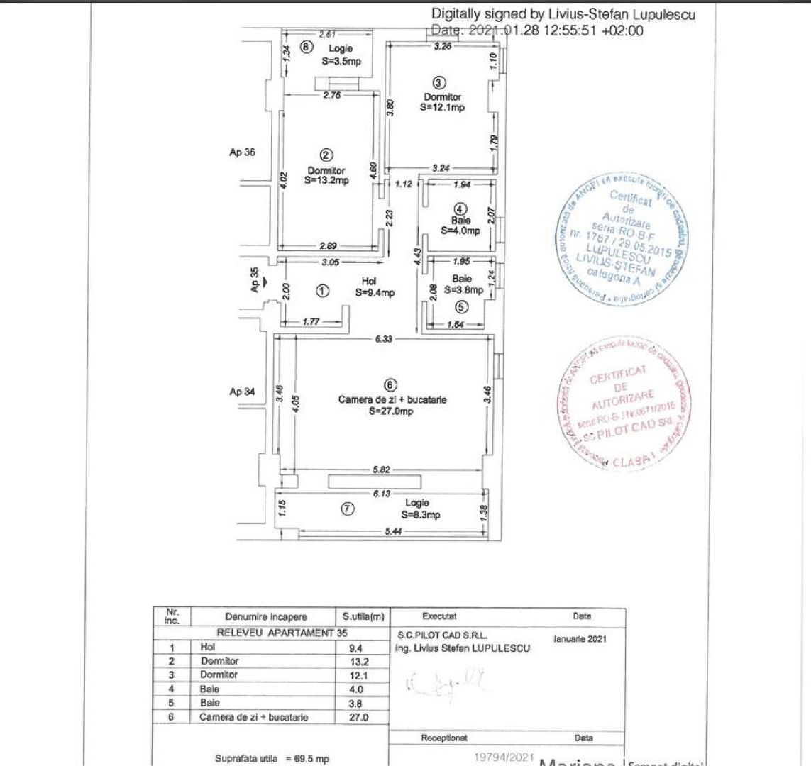 Apartament 3 camere, bloc nou - Poză 3