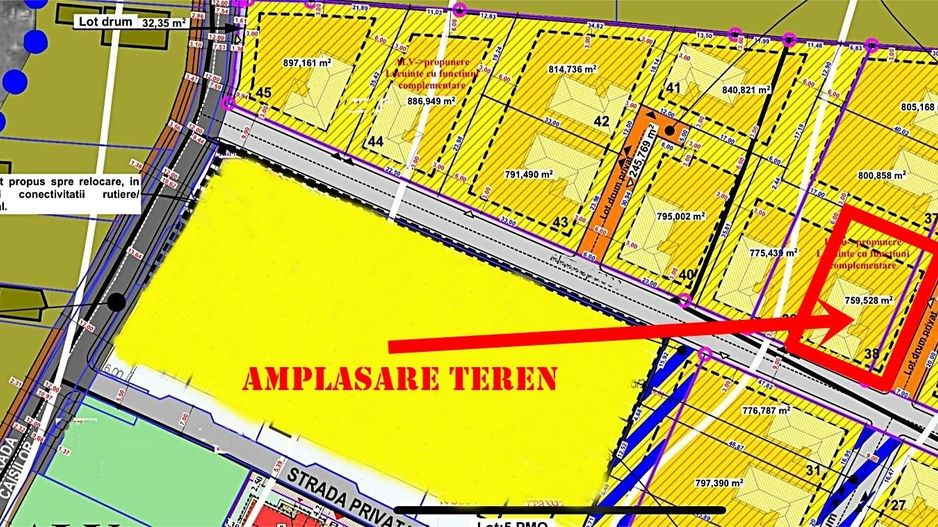 Teren intravilan 760 mp de vânzare pe strada Caișilor, Oradea - Poză 1