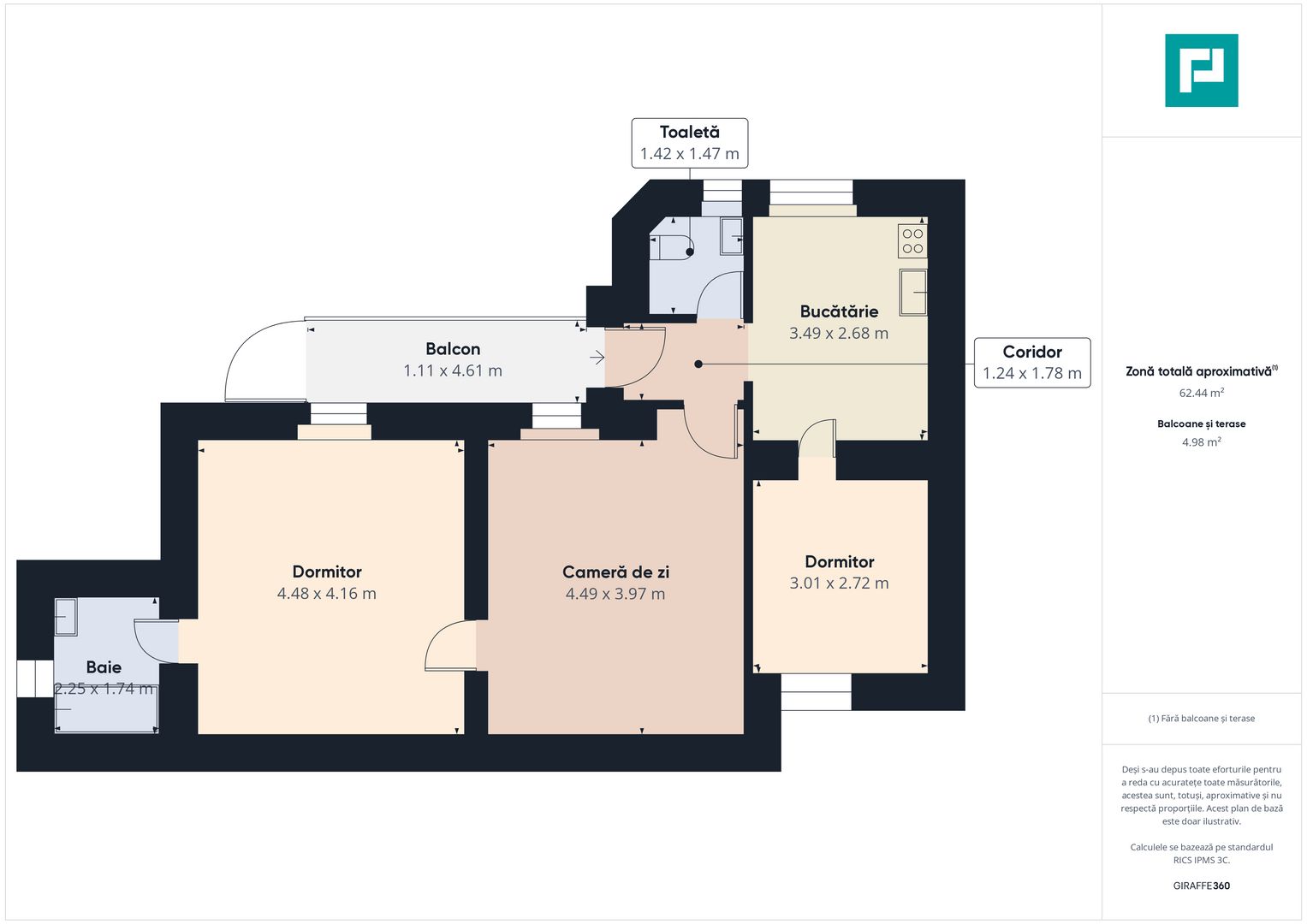 Apartament 3 camere , Splaiul Tudor Vladimirescu - Poză 23