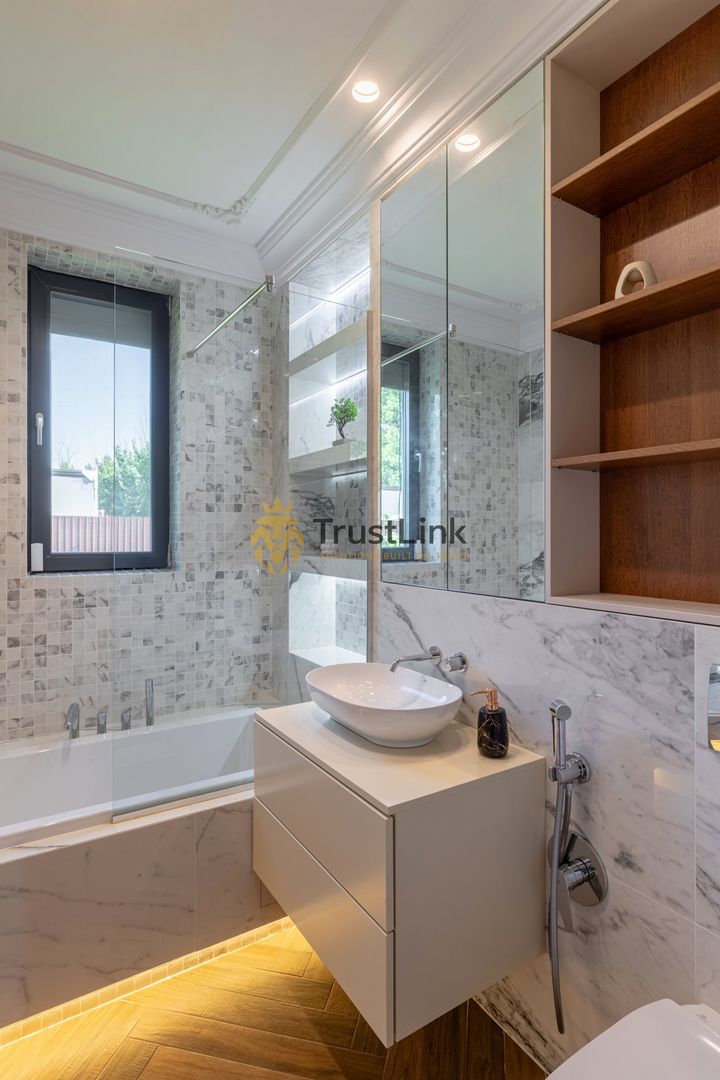 Casă premium teren 3.000 mp, livadă și zonă BBQ – Frumusani - Poză 14