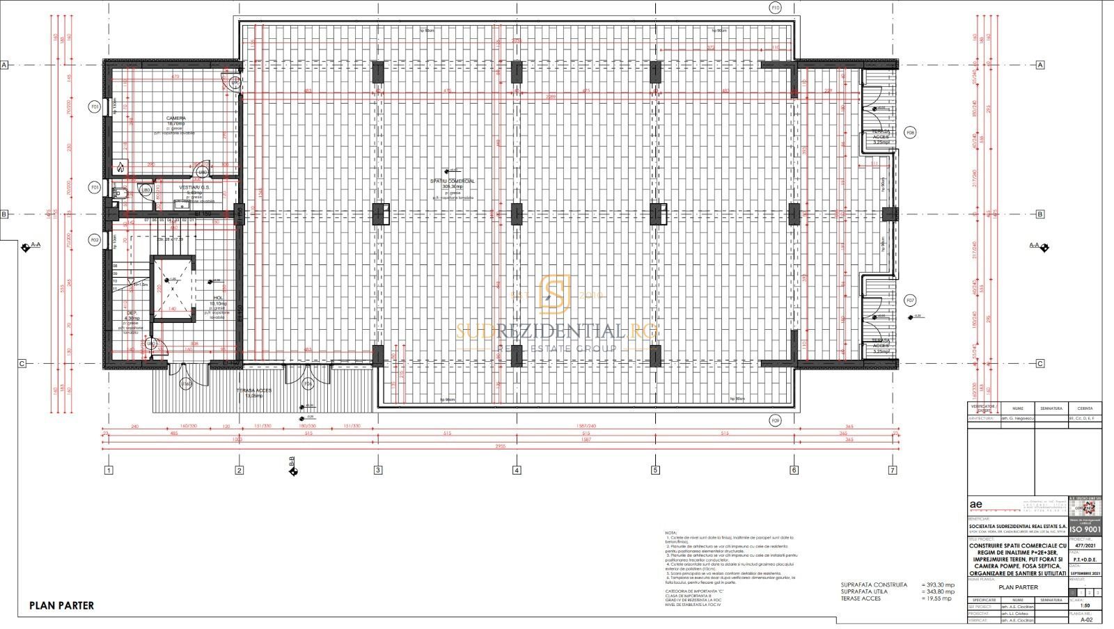 Spatiu comercial si birouri, vad excelent, inchiriere, Calea Bucuresti - Schiță 13