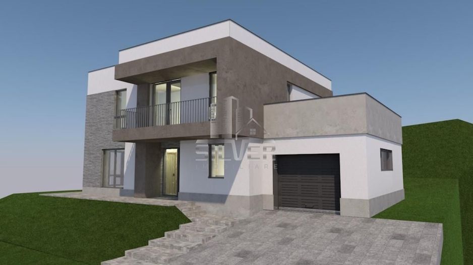 Casa individuala/teren 600mp/panouri fotovoltaice/pompe de caldura. - Poză 1